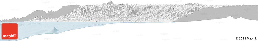 Gray Horizon Map of Lima, single color outside