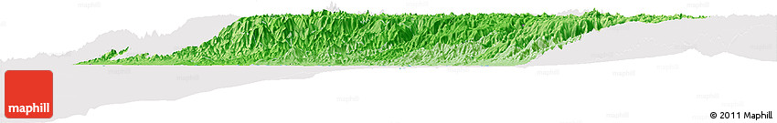 Political Shades Horizon Map of Lima, cropped outside