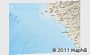 Physical 3D Map of Isla, shaded relief outside