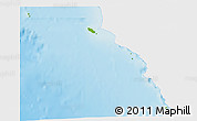 Physical 3D Map of Isla, single color outside