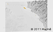 Political 3D Map of Isla, lighten, desaturated