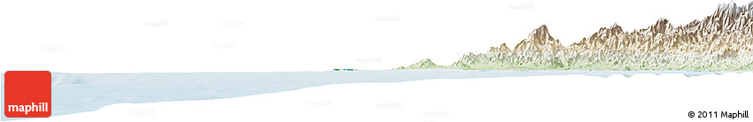 Physical Horizon Map of Isla, lighten