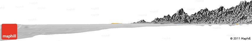 Political Horizon Map of Isla, desaturated