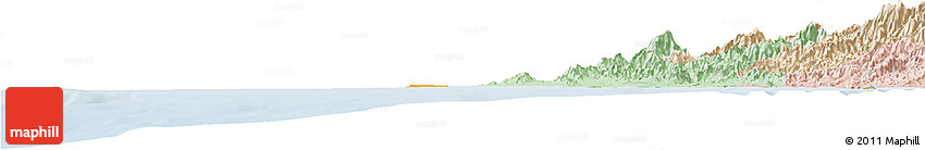 Political Horizon Map of Isla, lighten