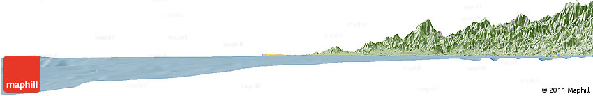 Savanna Style Horizon Map of Isla