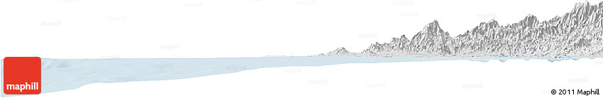 Silver Style Horizon Map of Isla