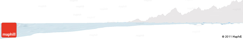 Silver Style Horizon Map of Isla, single color outside
