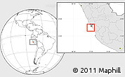 Blank Location Map of Isla, highlighted country