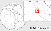 Blank Location Map of Isla, highlighted parent region