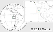 Blank Location Map of Isla