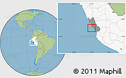 Savanna Style Location Map of Isla, highlighted country, highlighted parent region