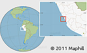 Savanna Style Location Map of Isla, highlighted country