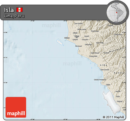 Classic Style Map of Isla