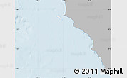 Gray Map of Isla, single color outside