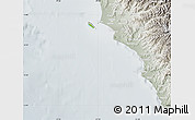 Physical Map of Isla, lighten, semi-desaturated