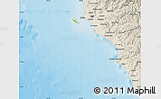 Physical Map of Isla, shaded relief outside
