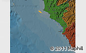Political Map of Isla, darken