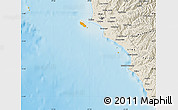 Political Map of Isla, shaded relief outside