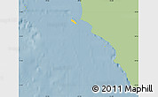 Savanna Style Map of Isla, single color outside