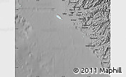 Shaded Relief Map of Isla, darken, desaturated