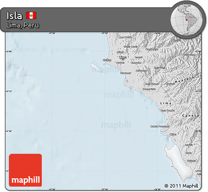 Silver Style Map of Isla