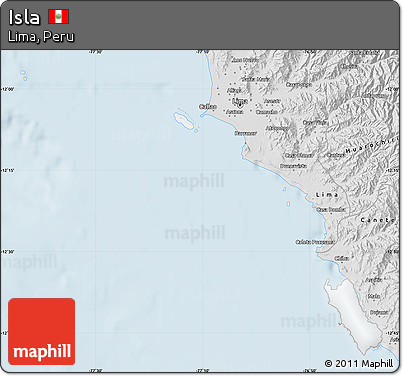Silver Style Map of Isla