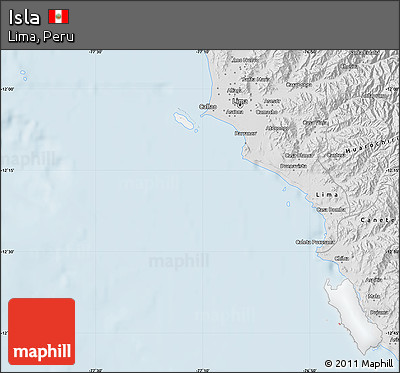 Silver Style Map of Isla
