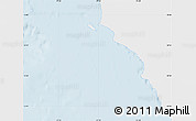 Silver Style Map of Isla, single color outside