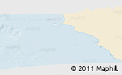 Classic Style Panoramic Map of Isla, single color outside