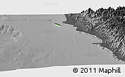 Physical Panoramic Map of Isla, darken, desaturated