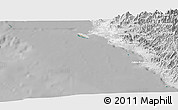 Satellite Panoramic Map of Isla, lighten, desaturated