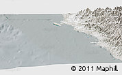 Satellite Panoramic Map of Isla, lighten, semi-desaturated