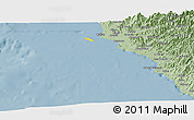 Savanna Style Panoramic Map of Isla