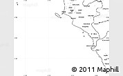 Blank Simple Map of Isla