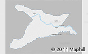 Gray 3D Map of Mar.R.Castilla, single color outside