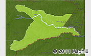 Physical 3D Map of Mar.R.Castilla, darken