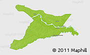 Physical 3D Map of Mar.R.Castilla, single color outside