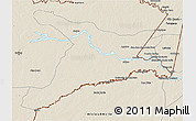 Shaded Relief 3D Map of Mar.R.Castilla