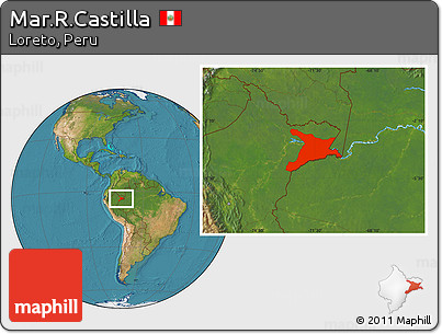 Satellite Location Map of Mar.R.Castilla