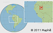 Savanna Style Location Map of Mar.R.Castilla, within the entire country