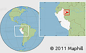 Savanna Style Location Map of Mar.R.Castilla, highlighted country, within the entire country