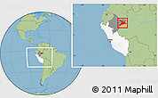 Savanna Style Location Map of Mar.R.Castilla, highlighted country, highlighted parent region, within the entire country
