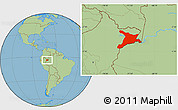 Savanna Style Location Map of Mar.R.Castilla
