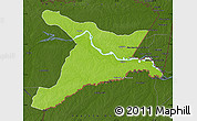 Physical Map of Mar.R.Castilla, darken