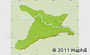 Physical Map of Mar.R.Castilla, lighten