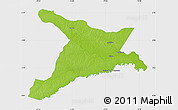 Physical Map of Mar.R.Castilla, single color outside