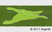 Physical Panoramic Map of Mar.R.Castilla, darken