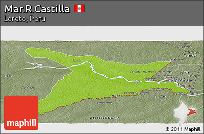 Physical Panoramic Map of Mar.R.Castilla, semi-desaturated