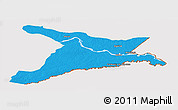 Political Panoramic Map of Mar.R.Castilla, cropped outside