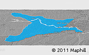 Political Panoramic Map of Mar.R.Castilla, desaturated